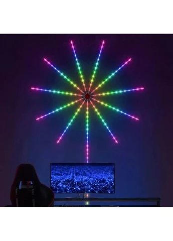 Світлодіодна RGB стрічка Феєрверк з пультом та Bluetooth від USB, 5V 213 LED Kronos (367073845)