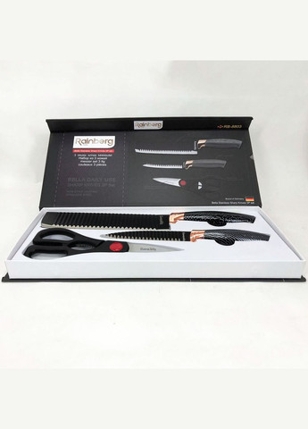 Набор кухонный ножей RB-8803 3 в 1 из нержавеющей стали с керамическим покрытием Rainberg (364663996)
