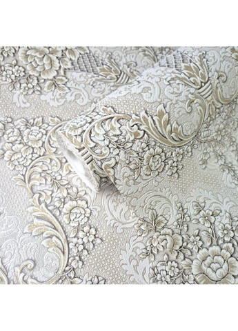 Обои виниловые 10 × 0.53 м 5766-05, классические с узором для спальни, гостиной, кабинета Слов'янські шпалери (340275329)