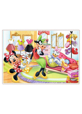 Пазлы 4 в 1 Мишка Минни с друзьями. Disney Minnie (12,15,20,24 эл.) 34355 ( ) Trefl (328945490)