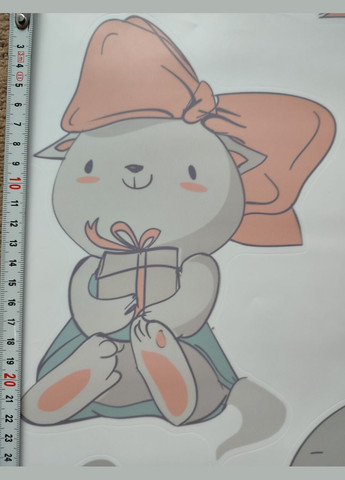 Наклейка на стіну 4 кота Lovely Cats Home (лист 30 х 90 см) Б425 No Brand (302241939)