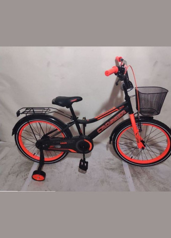 Детский Велосипед Rocky -13 с корзинкой и доп. колесиками 4503 12, Помаранчевий Crosser (267810103)