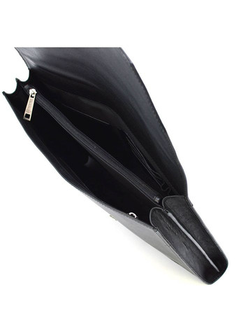 Шкіряна папка А4 на три відділення з петлею для руки GA-7101-4lx чорна TARWA (300171379)