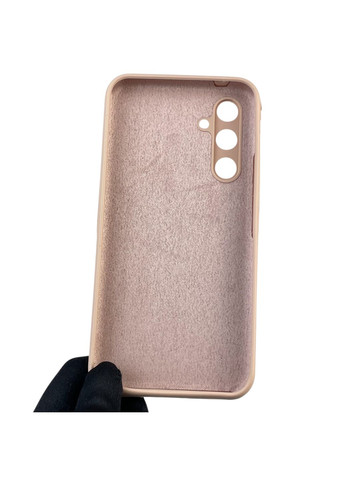 Чехол для Galaxy A54 5G (SM-A546E) силиконовый с микрофиброй нескользящий на самсунг а54 5г пудровый Samsung (366385663)
