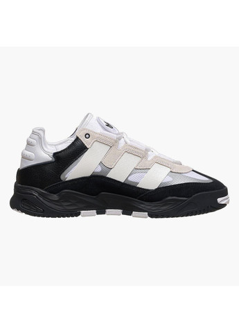 Черно-белые демисезонные кроссовки мужские originals niteball (h67366) adidas