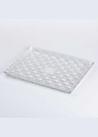 Блюдо для закусок Lirmartur скляне 24,5*20,5*2 см, hexagon Yiwu (322578272)