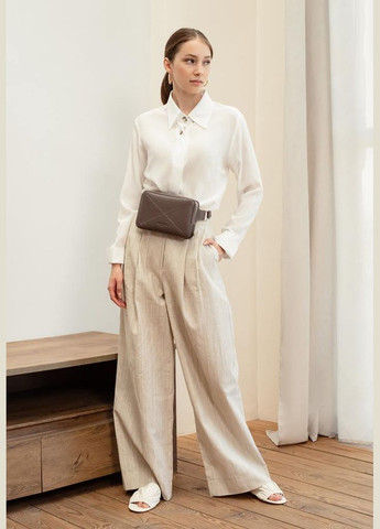 Шкіряна Dropbag Mini темно-бежева (A-027179) BlankNote поясна сумка (327874182)