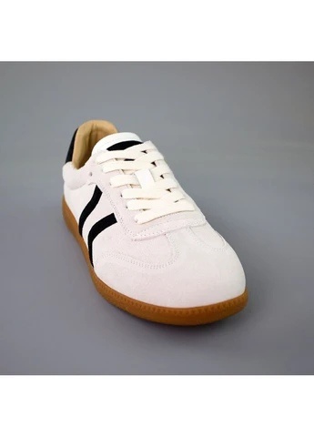 Бежеві кеди жіночі замшеві бежеві демісезонні базові seli 4S Shoes