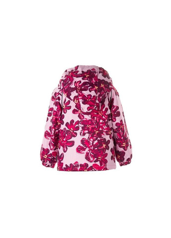 Комбінована зимня куртка virgo 1 17210114 рожевий з принтом 80 (4741632023819) Huppa