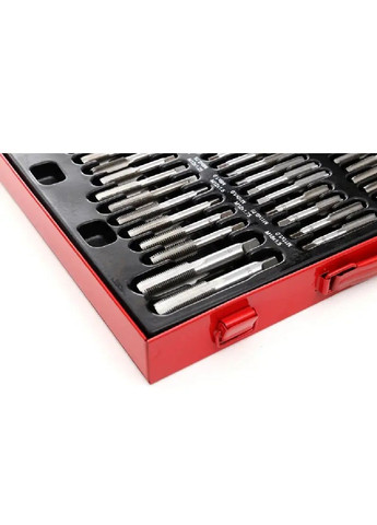 Комплект набор метчиков плашек в металлическом кейсе для ремонта всех типов резьбовых соединений 110 элементов (481602-Prob) Unbranded (363368376)