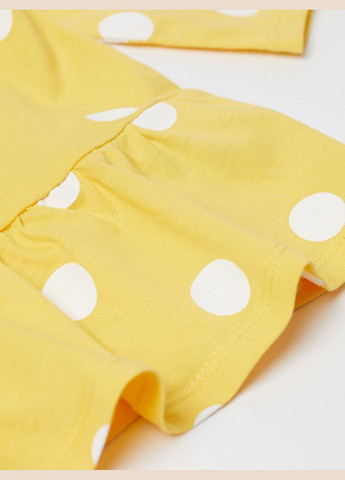 Жёлтое мини платье для девочек H&M (289730475)