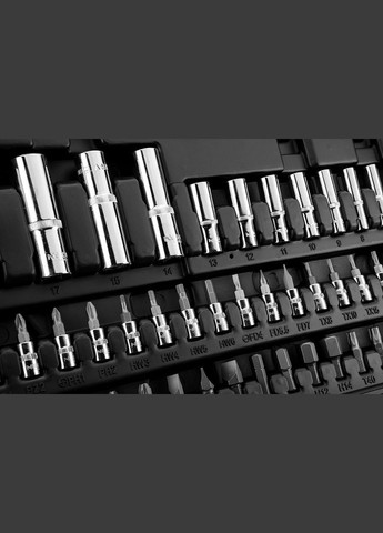 Набір інструментів (1/2", 1/4", 86 предметів) торцеві головки з трещіткою (23937) Neo Tools (295036348)