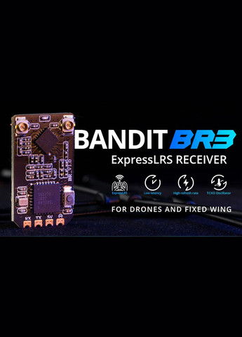 Bandit BR3 ExpressLRS 915mhz Receiver радиоприемник Radiomaster (292867325)