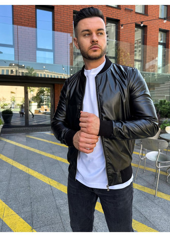 Бомбер мужской эко кожа. Бомбер куртка мужская эко кожа (363968969)