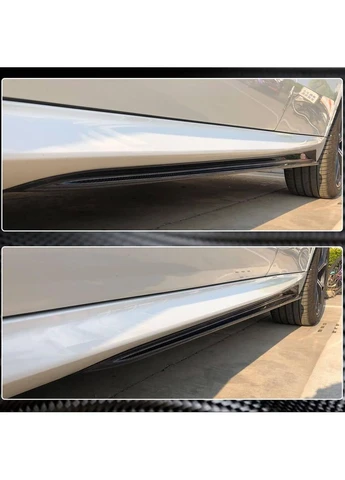 Накладки на пороги Carbon V1 (Натуральный карбон) для G05 2019–2026 гг BMW X5 (388956853)
