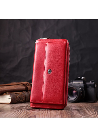 Жіночий шкіряний гаманець 20х10,5х2,5 см st leather (288048225)