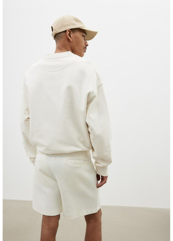 Чоловічі трикотажні шорти Regular Fit (58311) S Молочні H&M (327913775)