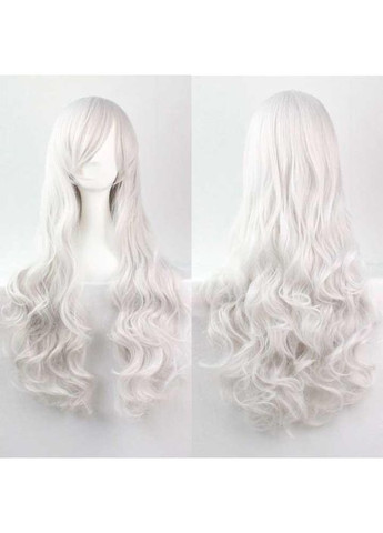 Перука хвиляста аніме 80 см косплей "Сріблястосірий" - (372734308)