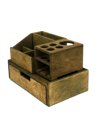 Органайзер настільний з дерева Аспен мускат (КНЦ-007407) No Brand (328225179)