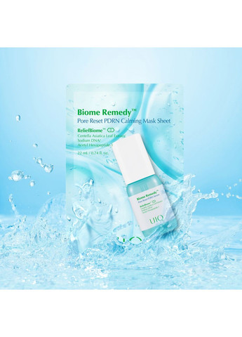 Заспокійлива тканинна маска Biome Remedy™ Pore Reset PDRN Calming Mask Sheet, 22 ml UIQ (368670600)