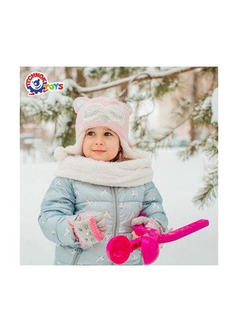 Сніголіп іграшка для дітей для творчості та розвитку уяви 3D конструктор ТехноК (372803650)