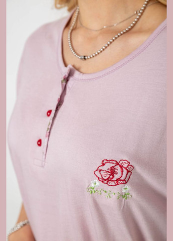 Сиреневая пижама женская с принтом Andi 243R6762