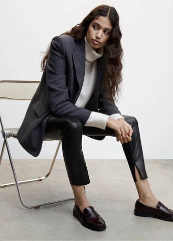 Штани з екологічної шкіри Mango skinny (332824929)