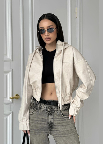 Бежева демісезонна демісезонна жіноча куртка Liton