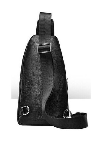 Сумка з зернистої шкіри через плече 20242 Чорна Vintage (331907899)