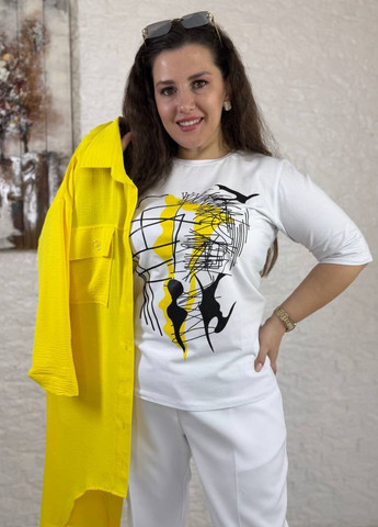 Костюм-тройка: рубашка, футболка и брюки Україна (326796240)