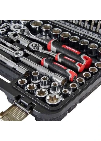 Набор торцевых головок 1/4″ и 1/2″ 111 предметов Master Impact + Superlock Vitals (363056077)
