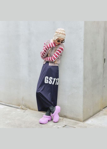 Сиреневые stomp mettalic clog крокс клог стомп Crocs