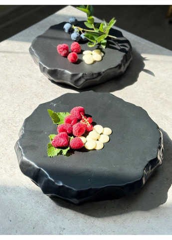 Плато для закусок "Черная Гора" 1шт. сочетает эстетику и функциональность 20.5см OSM (365549106)