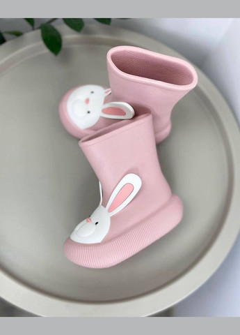 Розовые резиновые сапоги розовые 1101 No Brand