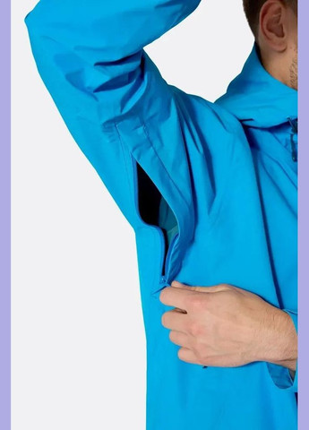 Мембранна куртка чоловіча Downpour Jacket, Tempest Blue, Rab (338371254)