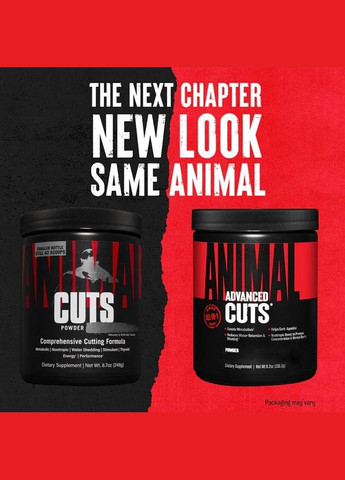Жироспалювач Animal Cuts Powder, 42 порції для спалювання жиру - Чорничне морозиво Universal Nutrition (322721269)