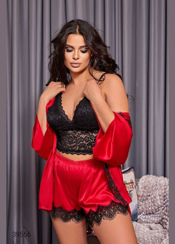 Красная всесезон пижама женская Liton