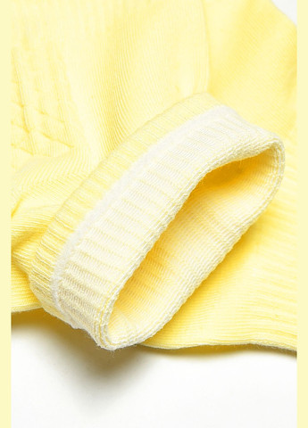 Жёлтые носки женские демисезонные спортивные светло-желтого цвета Let's Shop однотонные (328559457)