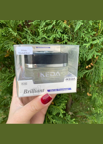 Ароматизатор для дома и авто IKEDA Brilliant White Musk Освежитель воздуха 60мл Rose (368887446)