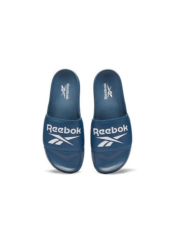 Синие женские шлепанцы Reebok