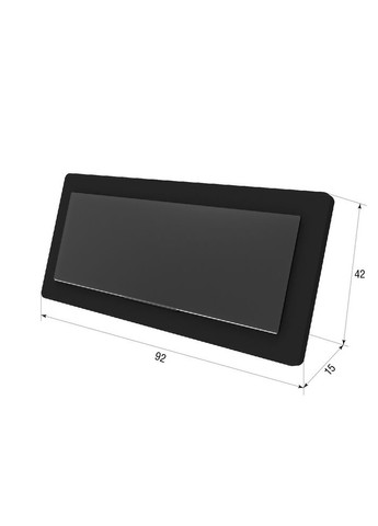 Цінникотримач 92х15х42 мм Ekostar (372833975)