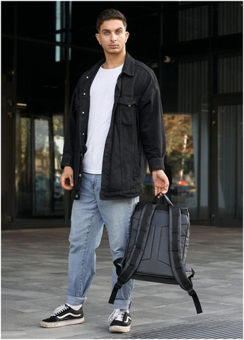 Рюкзак RollTop 0SHn чорний (R-22618001m-VS) Sambag (302450124)