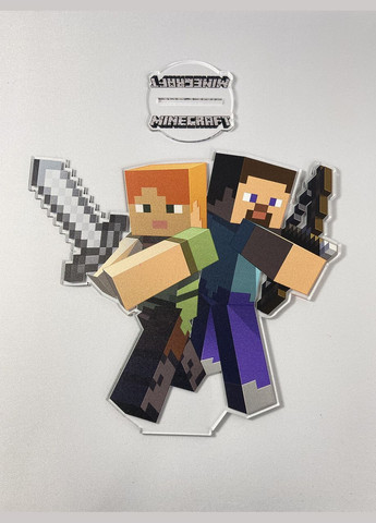 Акриловая коллекционная фигурка Minecraft Майнкрафт 1 15 см No Brand (339618983)