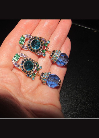 Вінтажний стиль: розкішні сережки в стразах, 10-838 Fashion Jewelry (336550577)