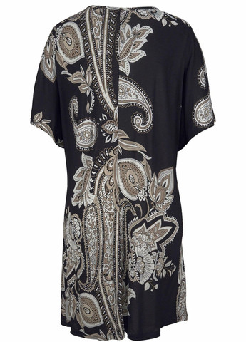 Чорна повсякденний сукня Lascana з квітковим принтом