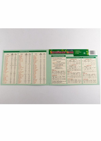 Картонка-подсказка Английский язык 5-11 класс 20*15 см 4 страницы 66441 9789663146973 РАНОК (301411469)