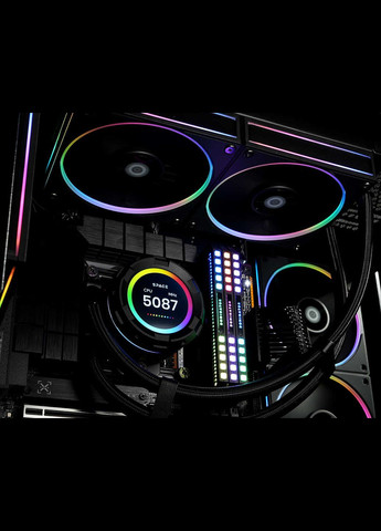 Система водяного охлаждения Space LCD SL240 ID-Cooling (336954493)