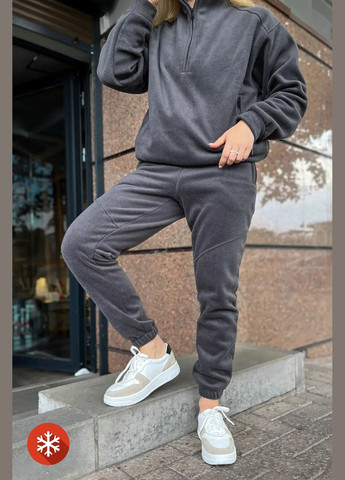 Жіночі теплі штани графітового кольору Reload (317310371)