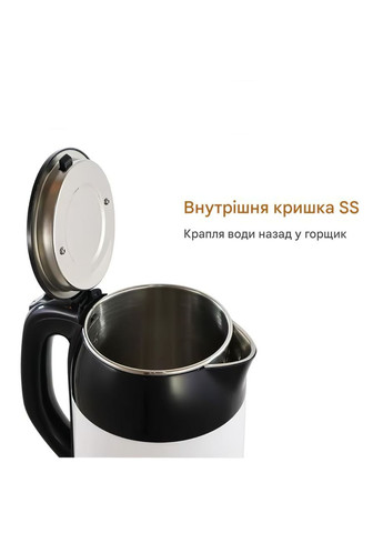 Электрочайник дисковый из нержавеющей стали чайник электрический 1500 Вт 1,8 л (CB548) Crownberg (361161857)