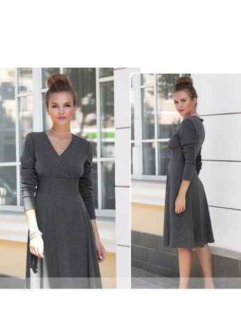 Темно-сіра сукня Liton